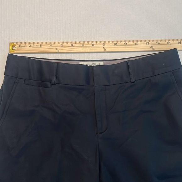 Banana Republic Women's The Martin Fit Sleek Black Trouser Size 8 - Picture 4 of 11